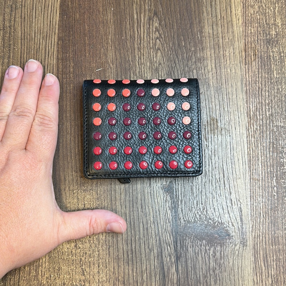 Fossil Shades Of Red Folding Wallet - image 2